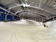 Vue sur la piste principale