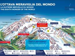 Plan des pistes Monte Bianco – Courmayeur