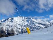 Lance à neige à La Thuile