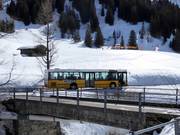 Skibus dans le domaine skiable