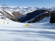 Larges pistes familiales à Warm Springs