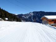 Descente facile vers la vallée