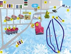 Plan des pistes Pavlovka