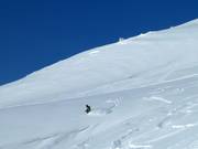 Plaisir de la poudreuse au Windegga
