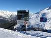 Massif de Samnaun: indications de directions sur les domaines skiables – Indications de directions See