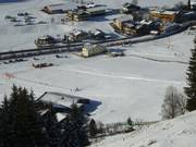 Espace débutant avec téléski à corde et tapis roulant à Kleinarl