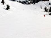 Piste bleue Combe au-dessus du télésiège Combe Grosse