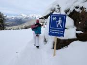 Sentier hivernal Hochoetz-Kühtaile Alm