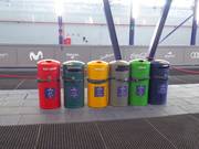 Tri des déchets dans la station de ski Sierra Nevada