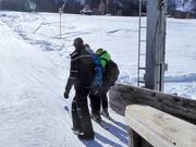 Un personnel attentif et sympathique aux téléskis