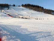 Vue sur les pistes de Harenda