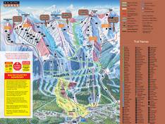 Plan des pistes Kicking Horse – Golden