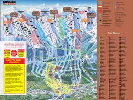 Plan des pistes Kicking Horse – Golden