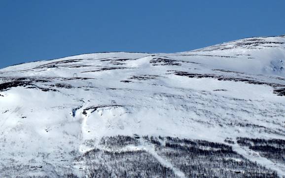 Skier près de Abisko