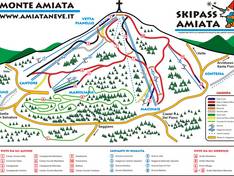 Plan des pistes Monte Amiata