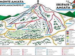 Plan des pistes Monte Amiata