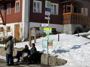 Arrêt de bus du réseau de transport régional de Fribourg