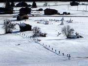 Prairie de ski Sax dans la vallée