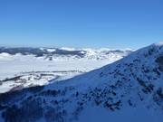 Vue depuis Savin Kuk en direction de l'est