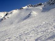 Zones freeride au Gemsstock