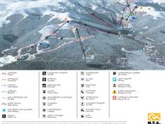 Plan des pistes Bakuriani