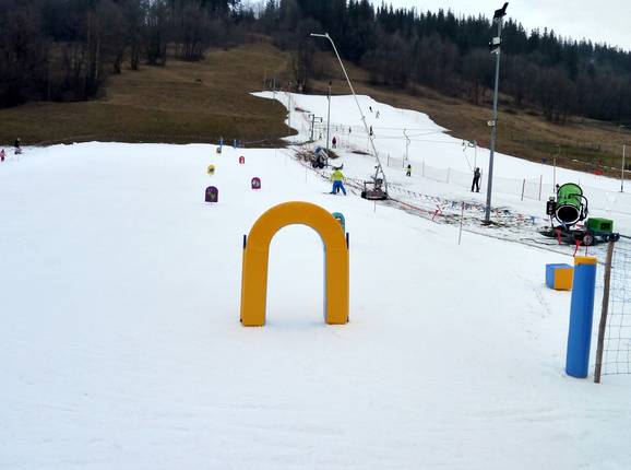 Vue sur le domaine skiable U Gruloka
