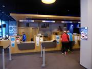 Espace de caisse soigné au Punka à Versciaco