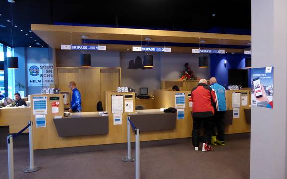 Alta Pusteria (Haut-Adige): Propreté des domaines skiables – Propreté 3 Zinnen Dolomites – Monte Elmo/Stiergarten/Croda Rossa/Passo Monte Croce