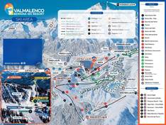 Plan des pistes Valmalenco – Alpe Palù