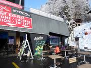 RocStar à la station de départ Villars