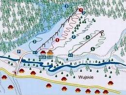 Plan des pistes Wujskie
