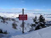 Limite du domaine skiable