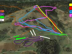 Plan des pistes Hornlift – Fröhnd