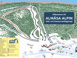 Plan des pistes Almåsa