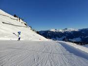 Piste facile Z vers la station centrale Hochzillertal
