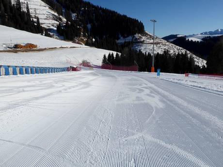 Domaines skiables pour les débutants dans les Dolomites de Fiemme – Débutants Lagorai/Passo Brocon – Castello Tesino