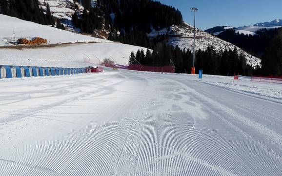 Domaines skiables pour les débutants dans la Valsugana – Débutants Lagorai/Passo Brocon – Castello Tesino