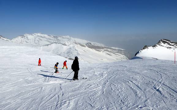 Glacier skiable dans les Grisons