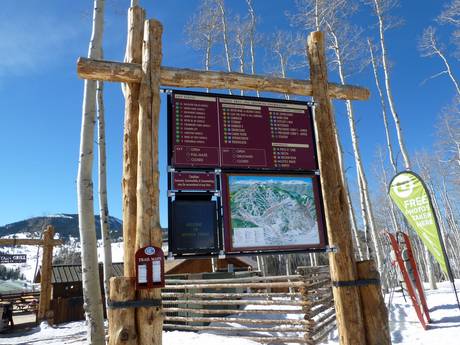 Chaîne Sawatch: indications de directions sur les domaines skiables – Indications de directions Beaver Creek