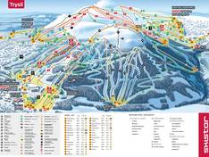 Plan des pistes Trysil
