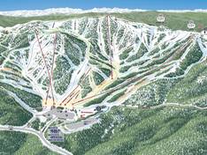 Plan des pistes Monarch