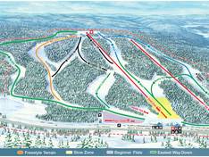 Plan des pistes Hidden Valley (AB)