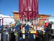 Bar à parasol Gadein à la station supérieure de la télécabine