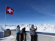 Plateforme panoramique au Gemsstock