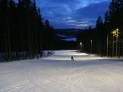 Domaine skiable pour la pratique du ski nocturne Lipno