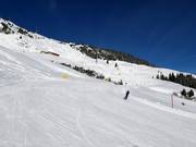 Descente Geols jusqu'à la station de la vallée de la Panoramabahn Geols