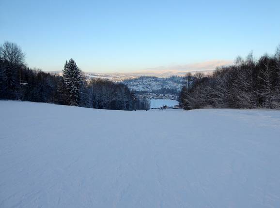 Piste facile au téléski Solla