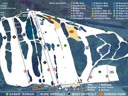 Plan des pistes Toggenburg Ski Center