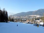 Vue sur les hébergements à Folgaria