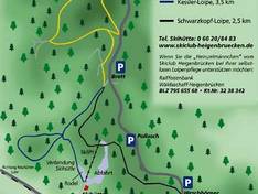 Plan des pistes Winterloch – Heigenbrücken